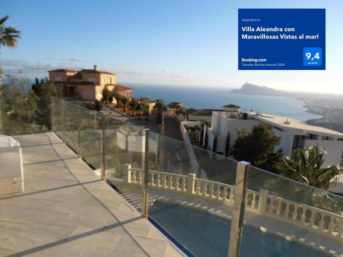 Villa Aleandra Con Maravillosas Vistas Al Mar! Altea Eksteriør bilde